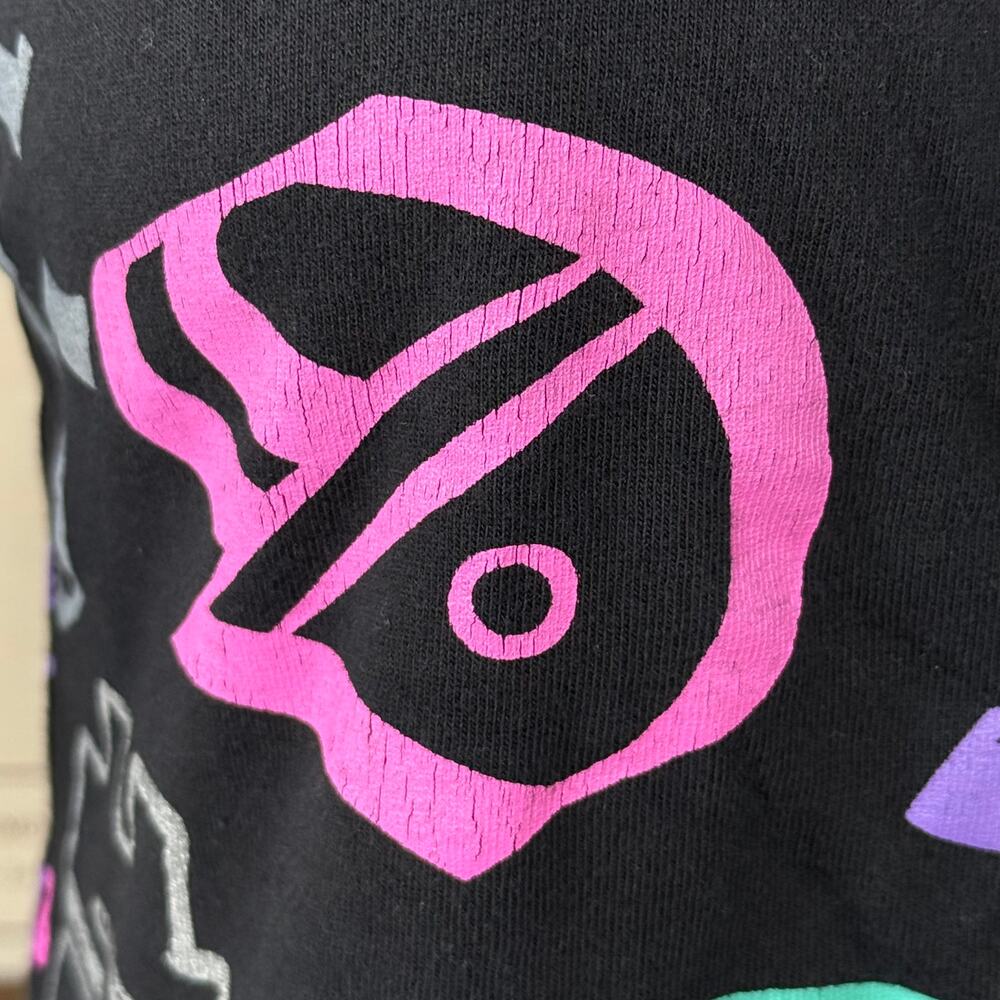 Y2k Fox Racing Full Zip Graphic Reversible Hoodie Jacket Grunge Emo Skater S - Picture 12 of 16